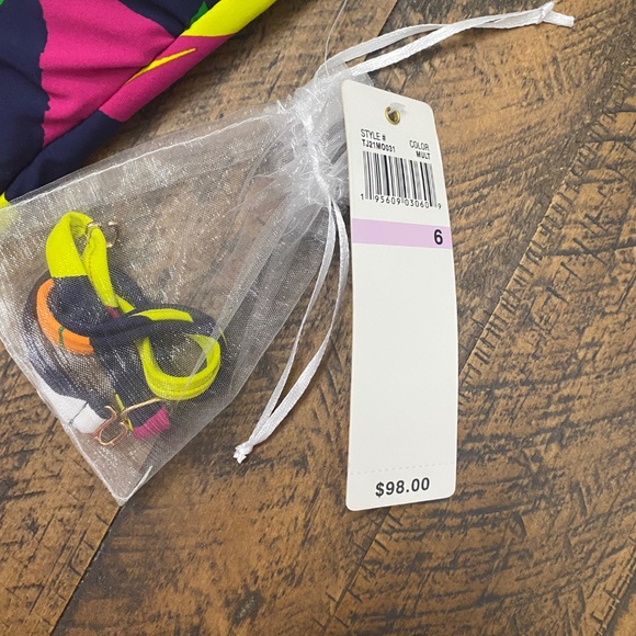 Anne Cole one piece swimsuit colorful size 6 NWT - Picture 4 of 6